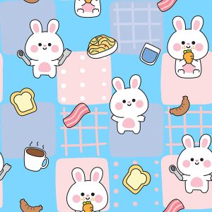 Bunny Snack Bunch-Blue