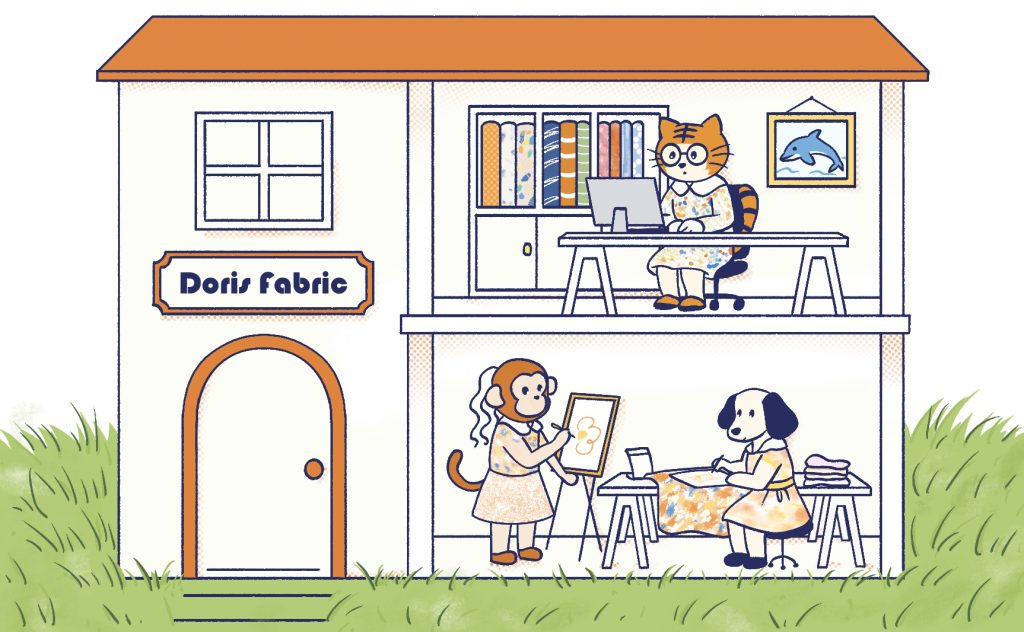 Doris Custom Fabric Story 3