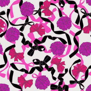 Abstract Black Ribbon