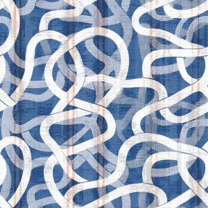 Abstract White Line Swirl