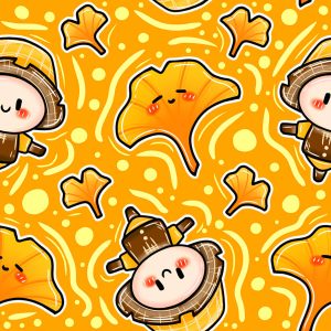 Autumn Ginkgo Character - Yellow