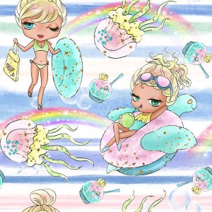 Beach Babe & Rainbow Pastel