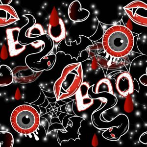 Boo With Evil Eye -Black