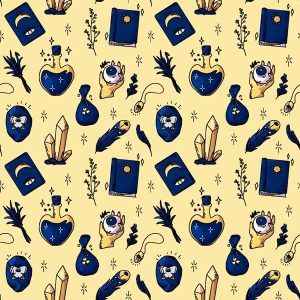 Book & Potion Magic - Beige