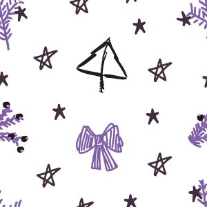 Bow & Star- Light Purple
