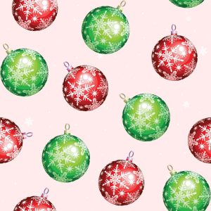 Christmas Ornament Ball-Pink