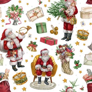 Classic Santa Claus & Gift