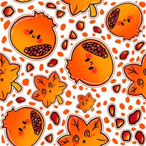 Pomegranate & Maple - White