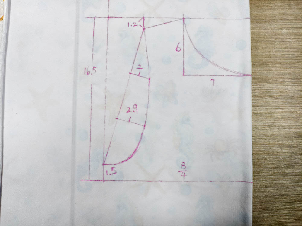 Cutting the Front and Back Pieces 1