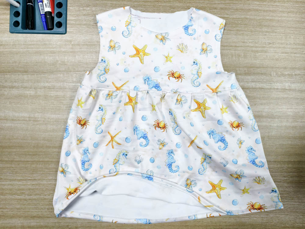 Finishing the Bottom Hem Neckline and Sleeves 4 1