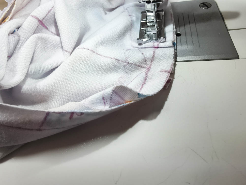 Finishing the Bottom Hem Neckline and Sleeves 9