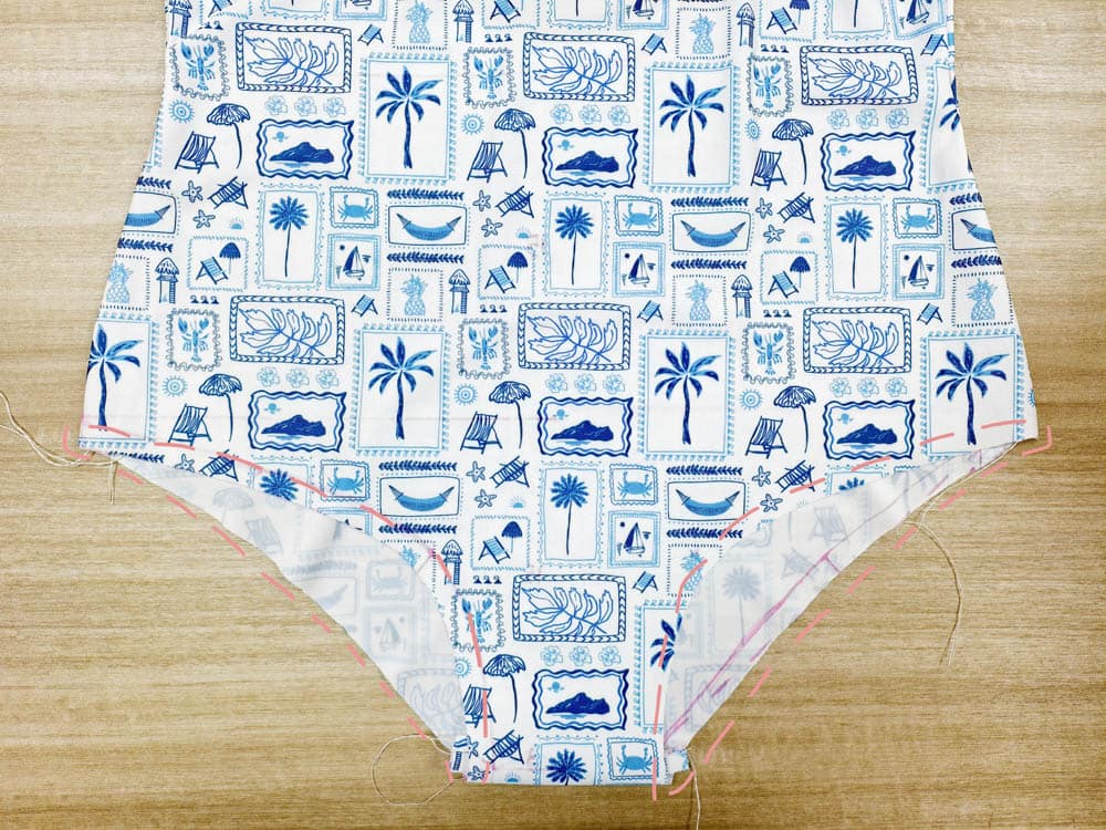 Finishing the Bottom Hem