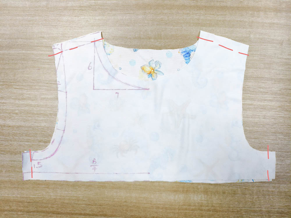 Sewing the Shoulder and Side Seams 2