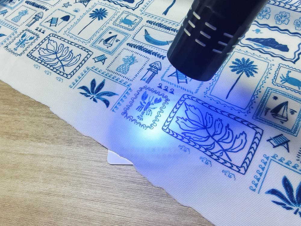 UV Protection Test Checking the Fabric Under Sunlight 3