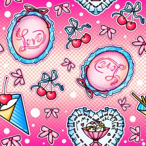 Y2K Valentine Cherry-Pink