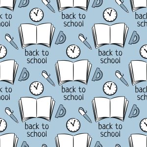 Back to School Typography - Powder Blue