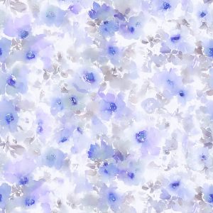 Loose Watercolor Lavender Purple Floral