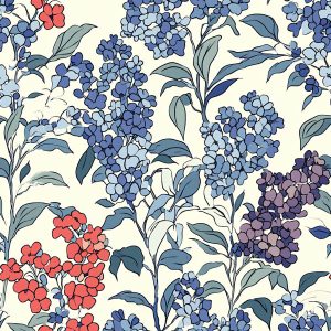 Vintage Multicolor Lilac
