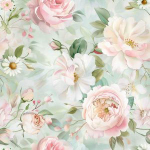Soft Pastel Garden Flower