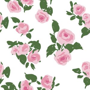 Abstract Painterly Pink Rose