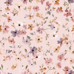 Watercolor Muted Ditsy Floral