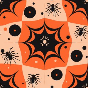 Black Spider & Web