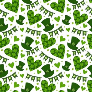 St Patrick Day Hat Heart