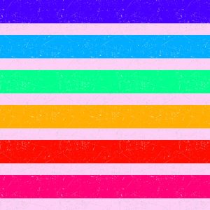 Vintage Rainbow Stripe Grunge