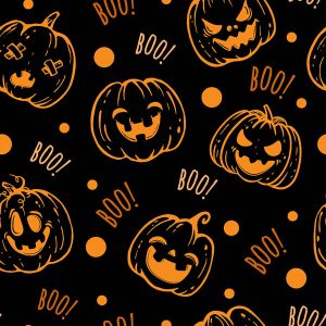 Jack O Lantern Boo Halloween-Orange