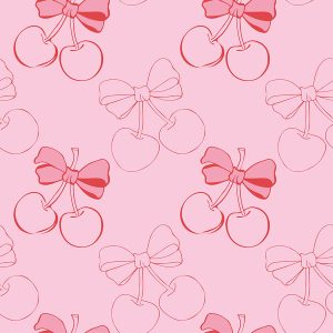 Cherry Bow Girlish