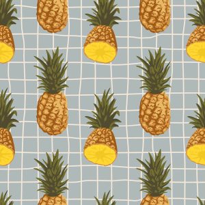 Bright Tropical Pineapple
