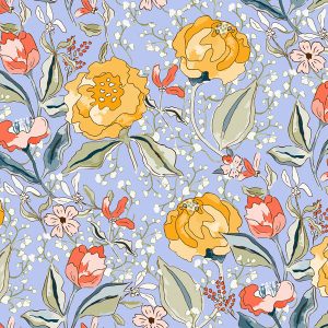 Vintage Yellow Peony