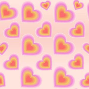 Y2K Aura Gradient Heart