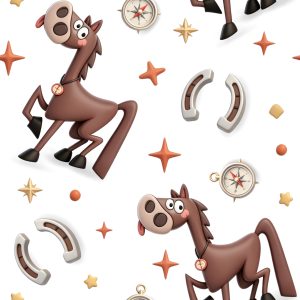 Chinese Zodiac Horse｜3D Compass Horseshoe Adventure