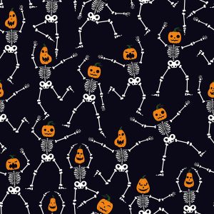 Fun Dance Skeleton Pumpkin