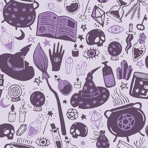 Mystical Witch Doodle Halloween