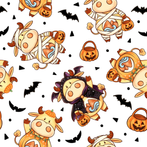 Halloween Mummy Cow Trick Or Treat