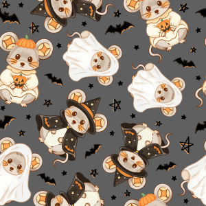 Halloween Wizard Mouse Ghost Pumpkin