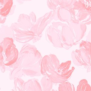 Abstract Brush Stroke Pink Tulip