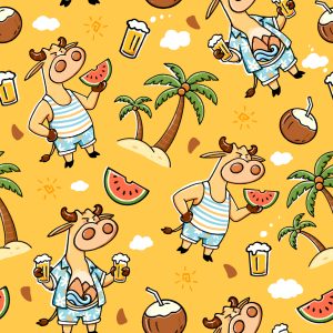 Summer Beach Ox Tropical Fruit