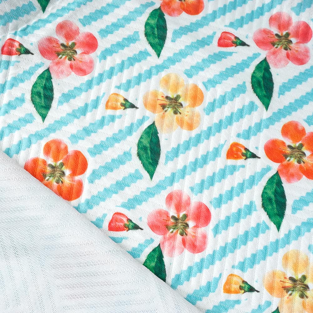 Custom Jacquard Quilted Fabric