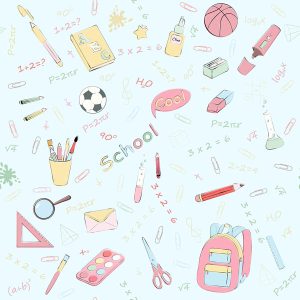 Soft School Supply Sketches