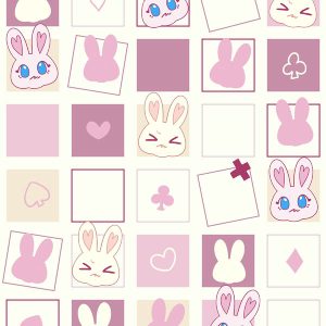 Sweet Bunny Patchwork - Blush Pink