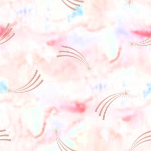 Watercolor Swirl Skies - Blush Pink