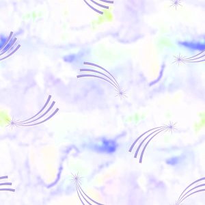 Watercolor Swirl Skies - Lilac Purple